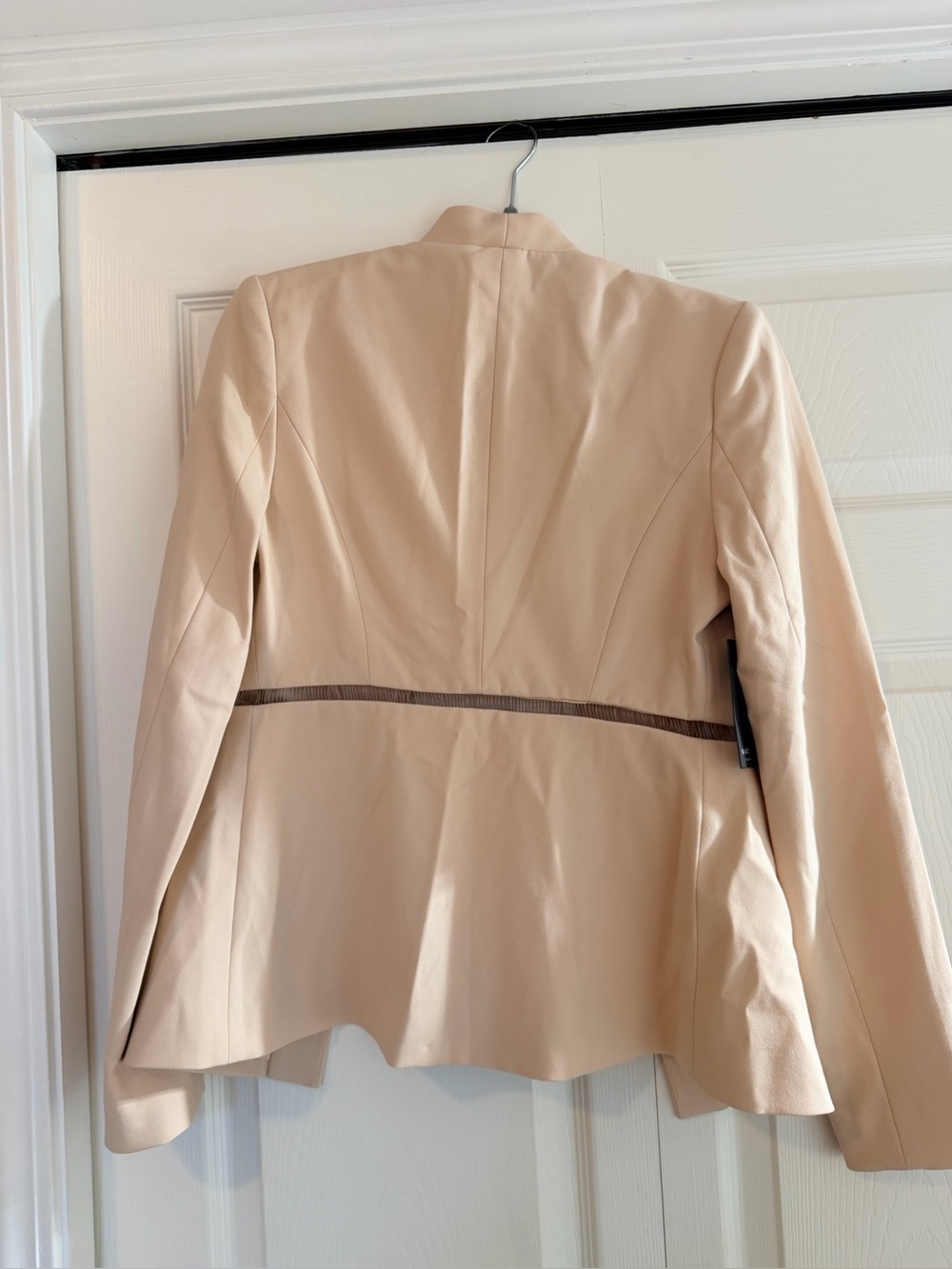 Marciano Cream Tailored Blazer with Waist Trim